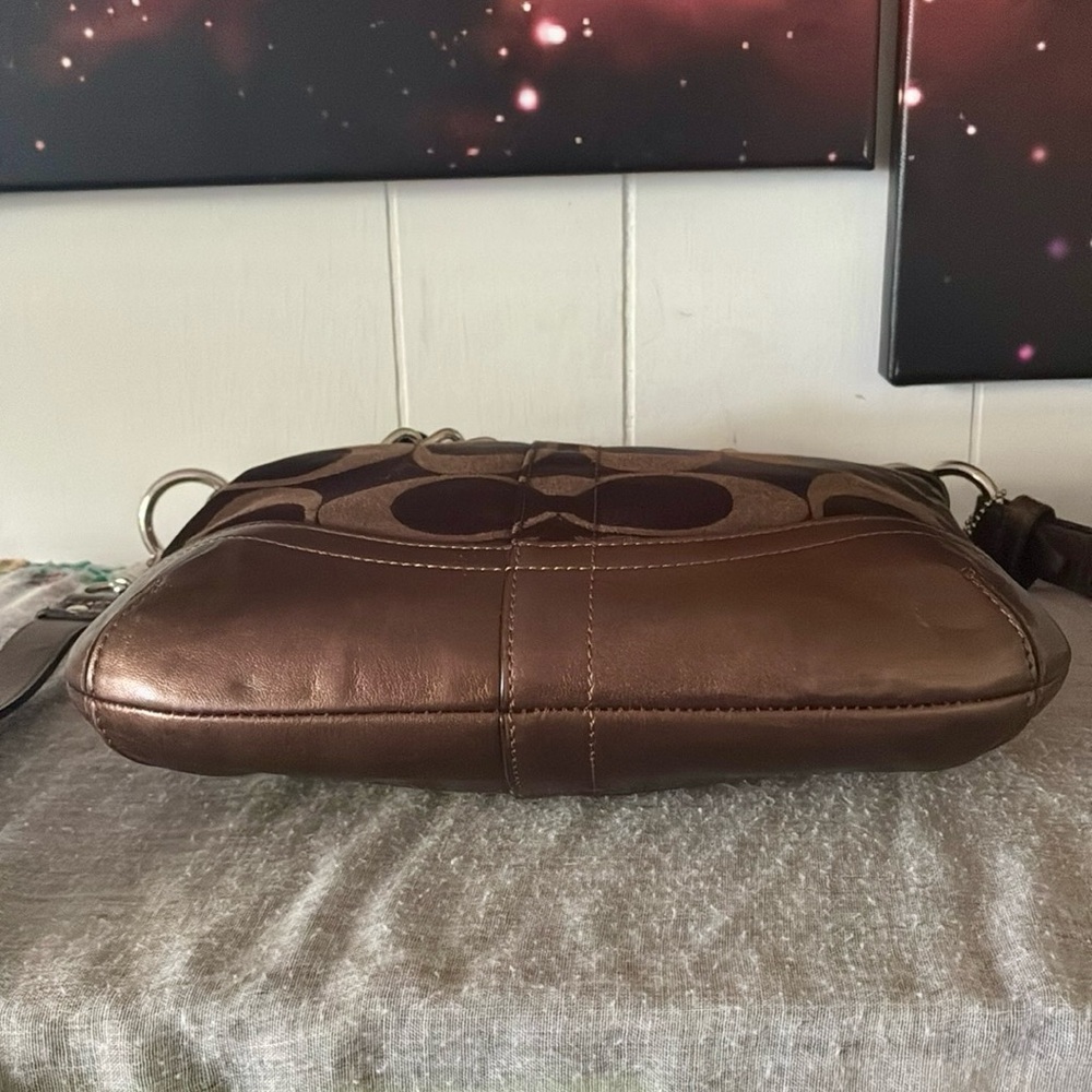 Coach Signature Optic Chain Bag - Picture 10 of 14